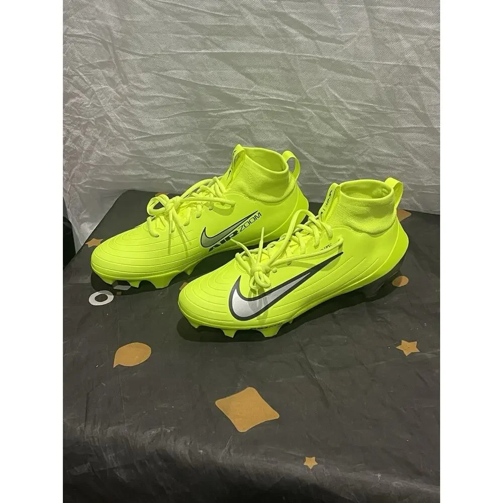 New Men’s 10 Nike Vapor Pro 1 Football Cleats Volt IQ5163-700 PROMO